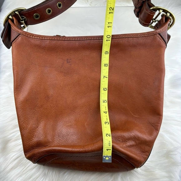 VINTAGE COACH Bleecker Tattlersall Duffel Shoulder Hobo bag - Picture 13 of 14